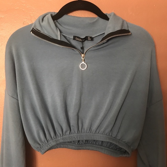 Zip front crop sweater - Picture 5 of 8